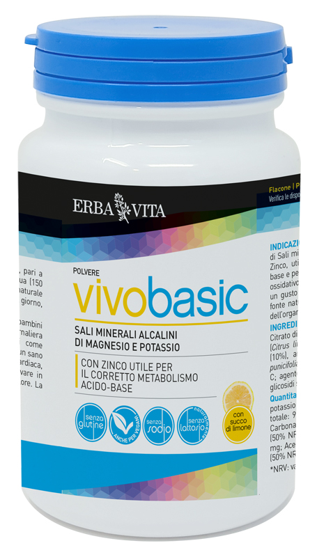 VIVOBASIC POLVERE CON SUCCO DI LIMONE 200 G - pharmaonline24.it