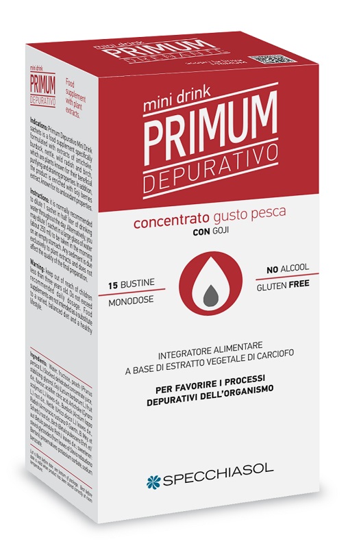 PRIMUM DEPURATIVO MINIDRINK PESCA 15 STICK DA 10 ML - pharmaonline24.it