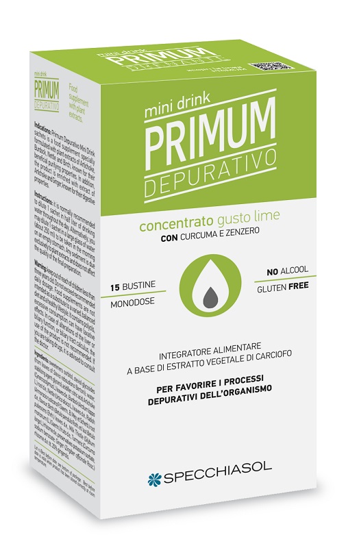 PRIMUM DEPURATIVO MINIDRINK LIME 15 STICK DA 10 ML - pharmaonline24.it