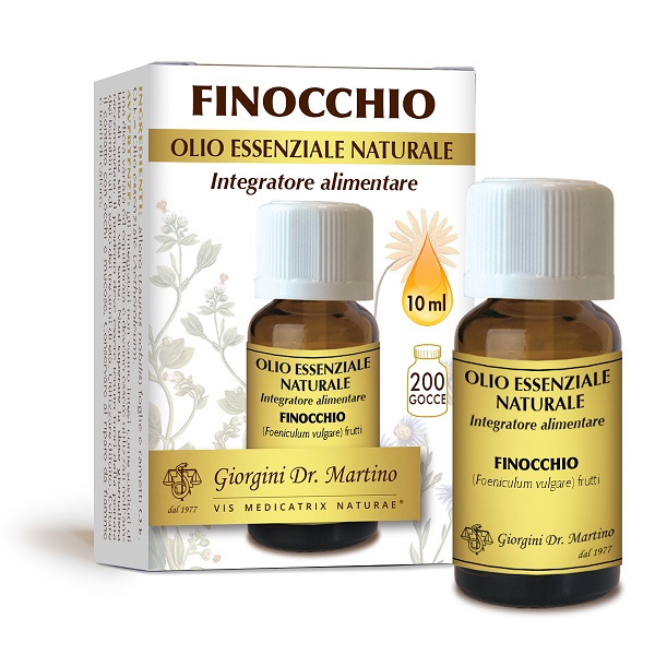 FINOCCHIO OLIO ESSENZIALE NATURALE 10 ML - pharmaonline24.it
