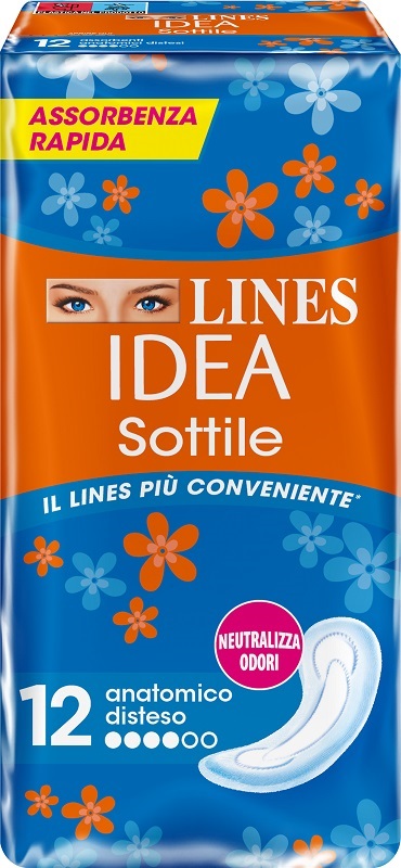 LINES IDEA SOTTILI ANATOMICI 12 PEZZI - pharmaonline24.it