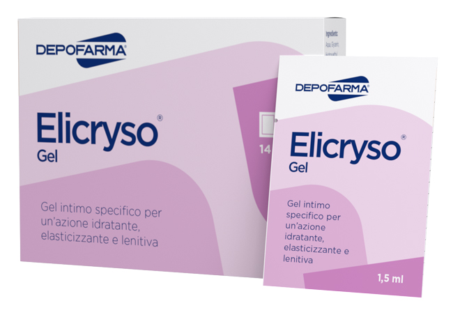 ELICRYSO GEL INTIMO IDRATANTE ELASTICIZZANTE E LENITIVO 14 BUSTINE DA 1,5 ML - pharmaonline24.it