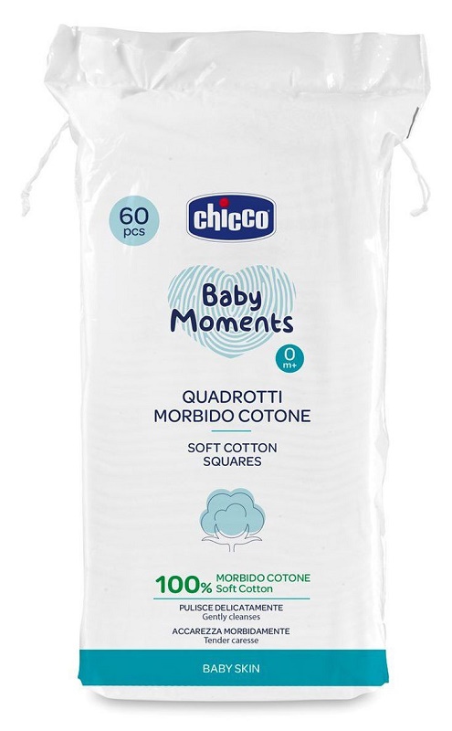 CHICCO BABY MOMENTS QUADROTTI 60 PEZZI - pharmaonline24.it