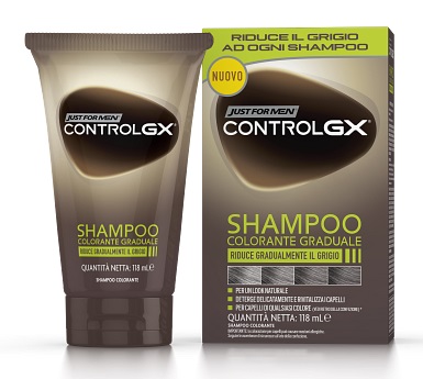 JUST FOR MEN CONTROL GX SHAMPOO COLORANTE GRADUALE 150 ML - pharmaonline24.it