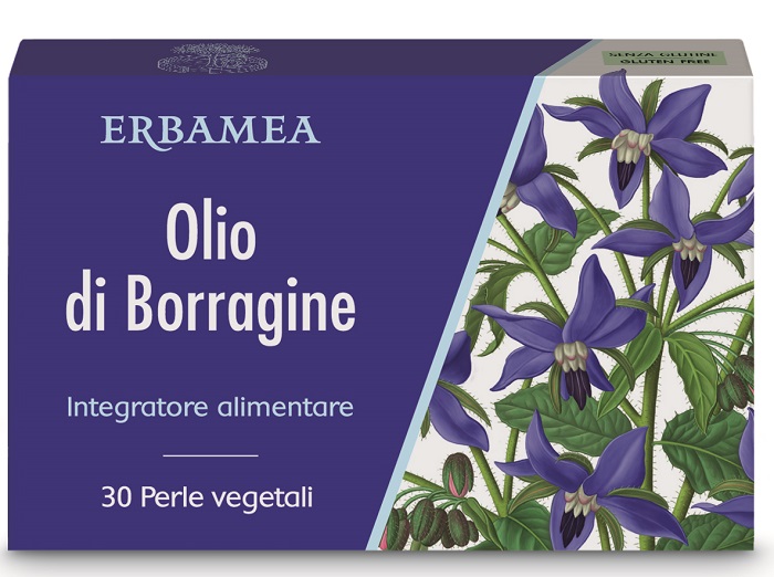 OLIO DI BORRAGINE 30 PERLE VEGETALI - pharmaonline24.it