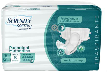 PANNOLONE MUTANDINA SERENITY SD SENSITIVE SUPER L 15 PEZZI - pharmaonline24.it