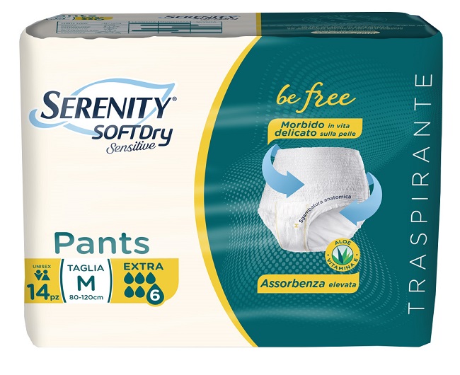 SERENITY PANTS SD SENSITIVE EXTRA M 14 PEZZI - pharmaonline24.it