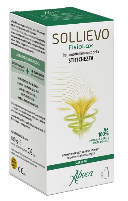 SOLLIEVO FISIOLAX SCIROPPO 180 G - pharmaonline24.it