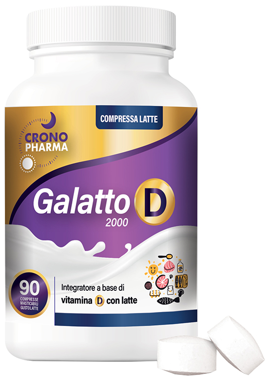 GALATTO D 2000 90 COMPRESSE - pharmaonline24.it