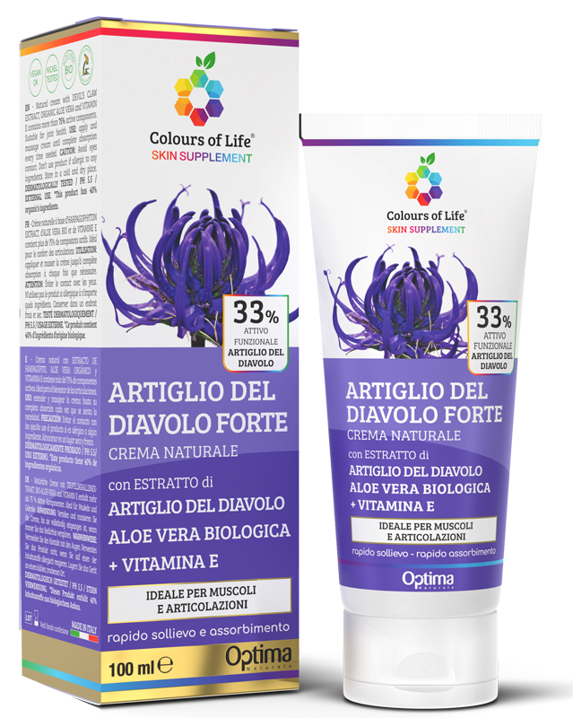 COLOURS OF LIFE SKIN SUPPLEMENT ARTIGLIO DEL DIAVOLO 33% CREMA 100 ML - pharmaonline24.it