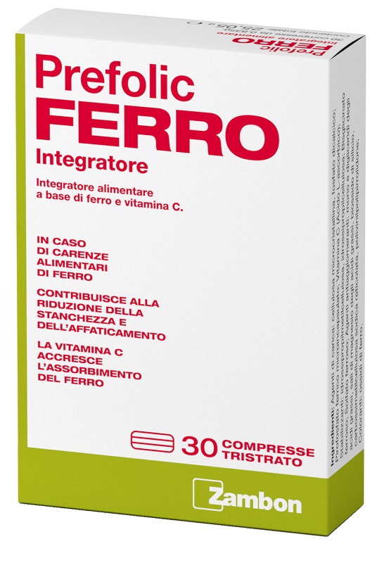 PREFOLIC FERRO 30 COMPRESSE - pharmaonline24.it