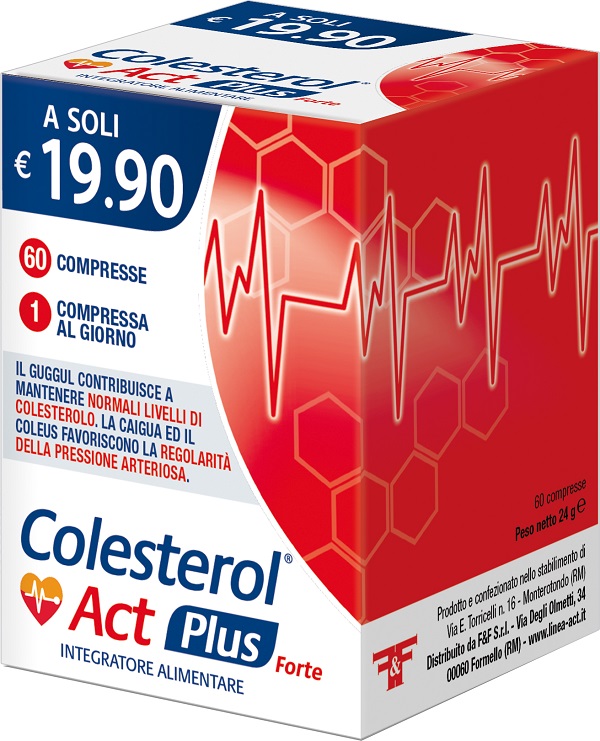 COLESTEROL ACT PLUS FORTE 60 COMPRESSE - pharmaonline24.it