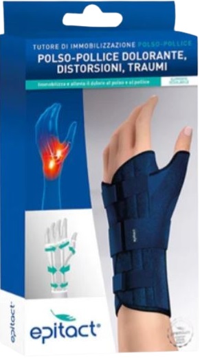 TUTORE POLSO/POLLICE PER TENDINITE EPITACT QUERV'ACTIV DESTRO M - pharmaonline24.it
