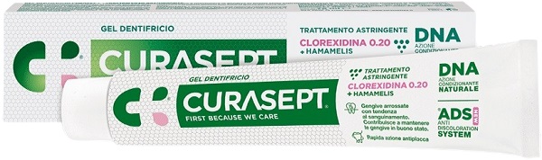 CURASEPT GEL DENTIFRICIO ADS DNA TRATTAMENTO ASTRINGENTE 75 ML - pharmaonline24.it