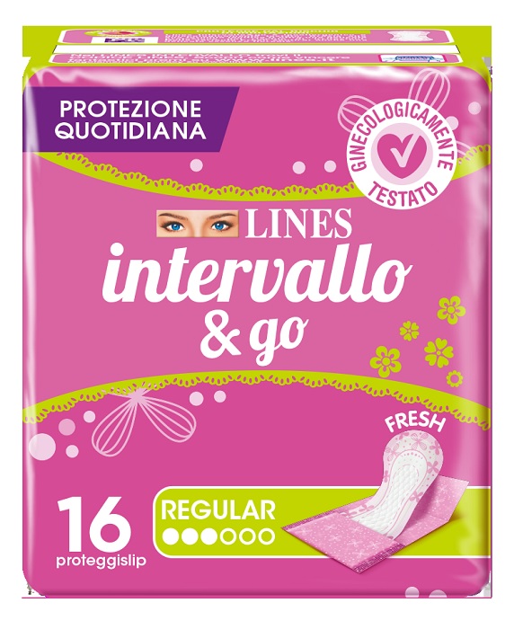 PROTEGGISLIP LINES INTERVALLO FRESH&GO RIPIEGATI 16 PEZZI - pharmaonline24.it