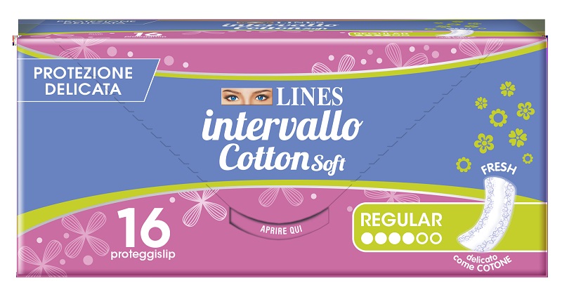 PROTEGGISLIP LINES INTERVALLO COTTON SOFT FRESH DISTESI 16 PEZZI - pharmaonline24.it
