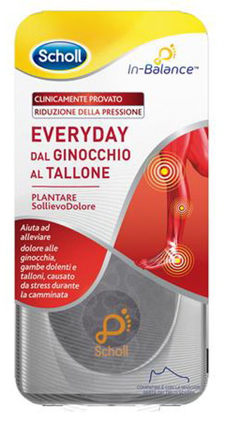 PLANTARE SOLLIEVO DOLORE DA GINOCCHIO A TALLONE SCHOLL IN BALANCE EVERYDAY L - pharmaonline24.it