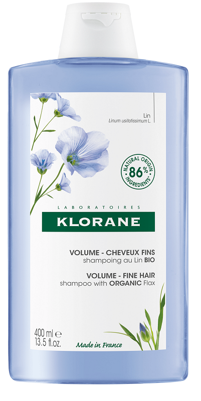 KLORANE SHAMPOO VOLUME FINE HAIR CON LINO 400 ML - pharmaonline24.it