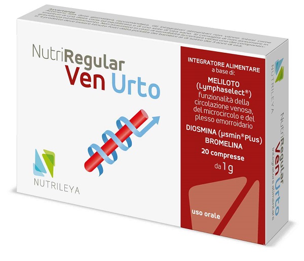 NUTRIREGULAR VEN URTO 20 COMPRESSE - pharmaonline24.it