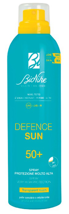 DEFENCE SUN SPRAY TRANSPARENT TOUCH 50+ 200 ML - pharmaonline24.it
