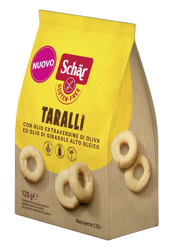 SCHAR TARALLI SENZA LATTOSIO 120 G - pharmaonline24.it