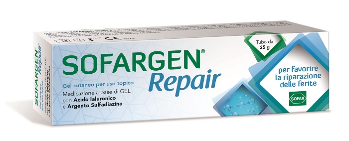 MEDICAZIONE SOFARGEN GEL ACIDO IALURONICO E ARGENTO SULFADIAZINA TUBETTO 25 G - pharmaonline24.it