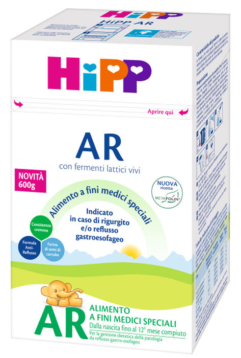 HIPP LATTE ANTIREFLUSSO CON METAFOLINA 600 G - pharmaonline24.it