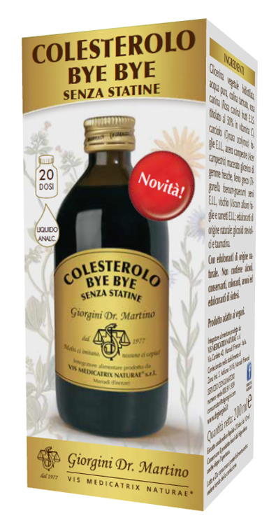 COLESTEROLO BYE BYE SENZA STATINE 200 ML - pharmaonline24.it