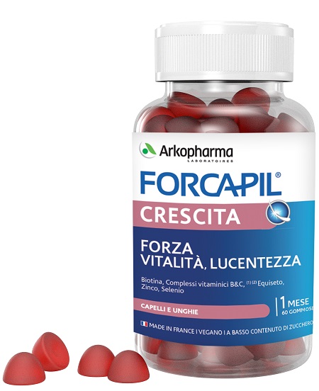 FORCAPIL CRESCITA 60 GOMMOSI - pharmaonline24.it