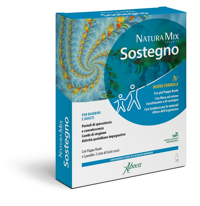 NATURA MIX ADVANCED SOSTEGNO 10 FLACONCINI DA 15 ML - pharmaonline24.it