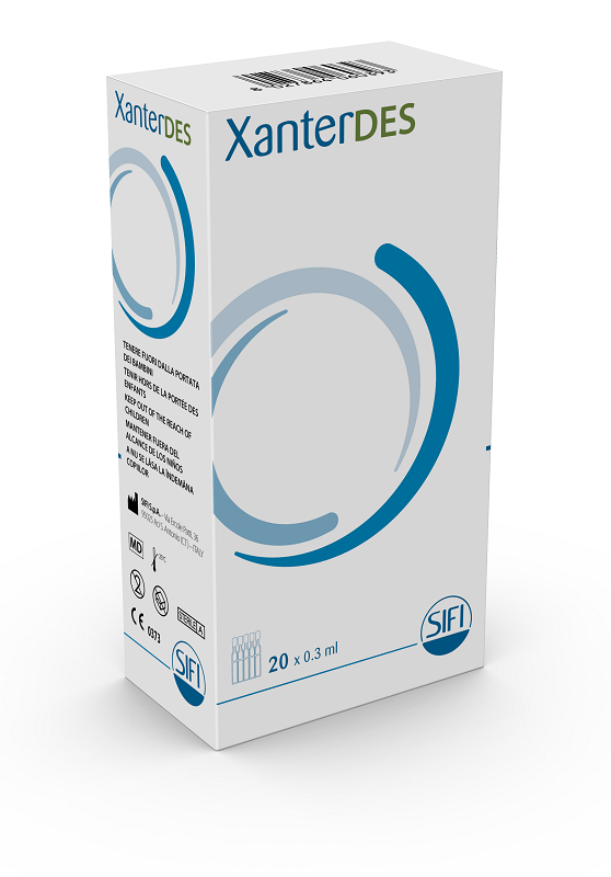 XANTERDES SOLUZIONE OFTALMICA 20 FLACONCINI MONODOSE DA 0,3 ML - pharmaonline24.it