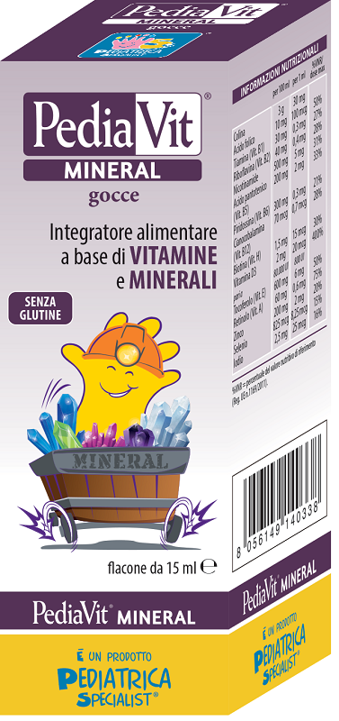 PEDIAVIT MINERAL GOCCE 15 ML - pharmaonline24.it