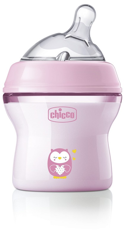 CHICCO BIBERON NAT FEEL PP 0M+ 150 ML BIMBA - pharmaonline24.it