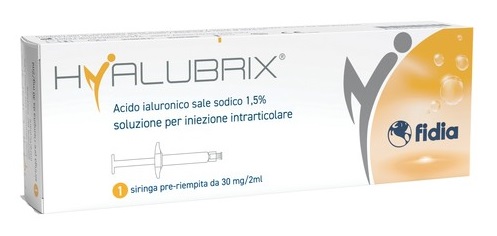 SIRINGA INTRA-ARTICOLARE HYALUBRIX ACIDO IALURONICO 1,5% 30 MG 2 ML NO ETO - pharmaonline24.it