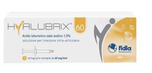 SIRINGA INTRA-ARTICOLARE HYALUBRIX 60 ACIDO IALURONICO 1,5% 60 MG 4 ML - pharmaonline24.it