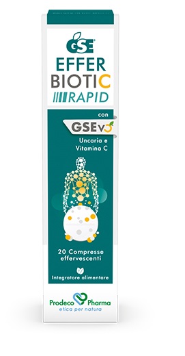 GSE EFFERBIOTIC RAPID 20 COMPRESSE - pharmaonline24.it