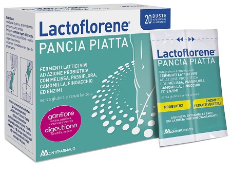 LACTOFLORENE PANCIA PIATTA 20 BUSTINE - pharmaonline24.it