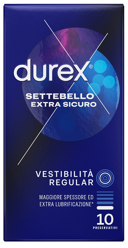 PROFILATTICO DUREX SETTEBELLO EXTRA SICURO 10 PEZZI - pharmaonline24.it