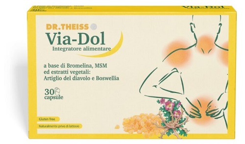 THEISS VIA-DOL ARTIGLIO DEL DIAVOLO E BOSWELLIA 30 CAPSULE - pharmaonline24.it