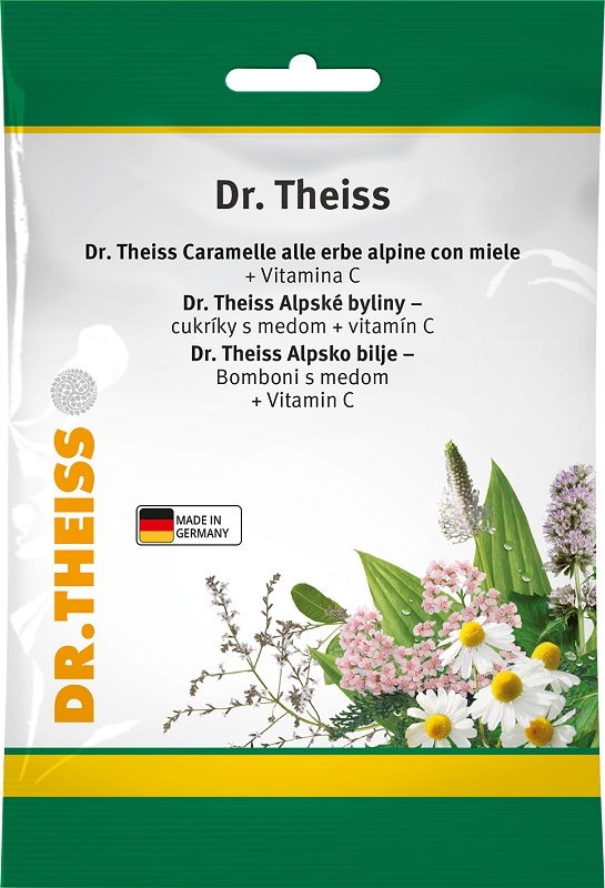 THEISS BONBON ERBE ALPINE & MIELE + VITAMINA C 26 CARAMELLE - pharmaonline24.it