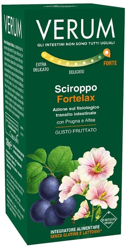 VERUM FORTELAX SCIROPPO FRUTTATO 126 G NEW - pharmaonline24.it